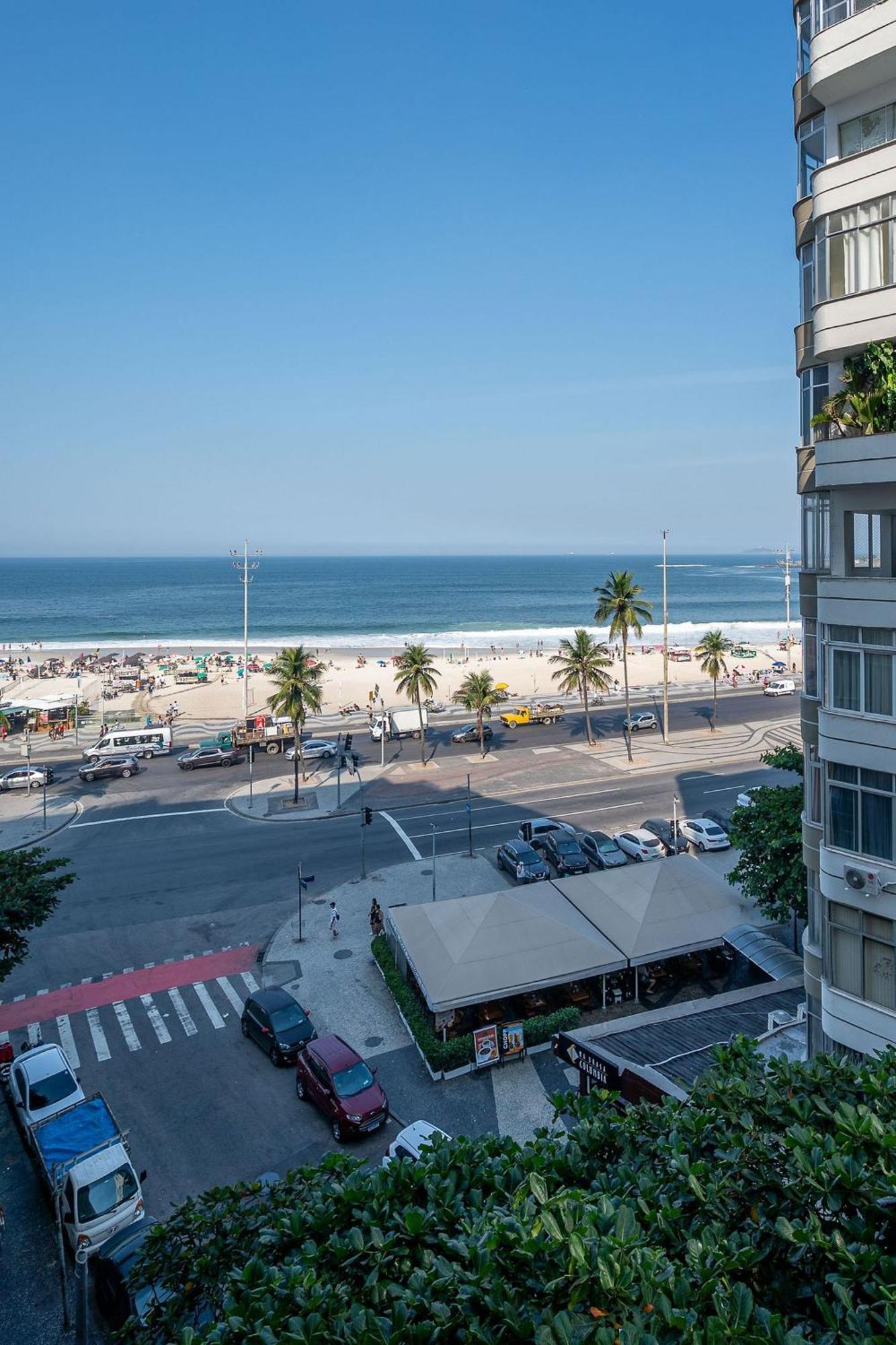 Vista Para A Praia De Copacabana, Quarto E Sala Rio de Janeiro Exteriér fotografie